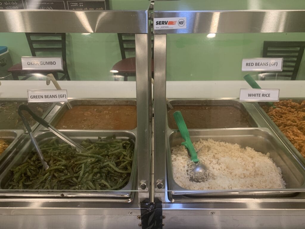 2 choices offered from Sweet Soulfood in New Orleans