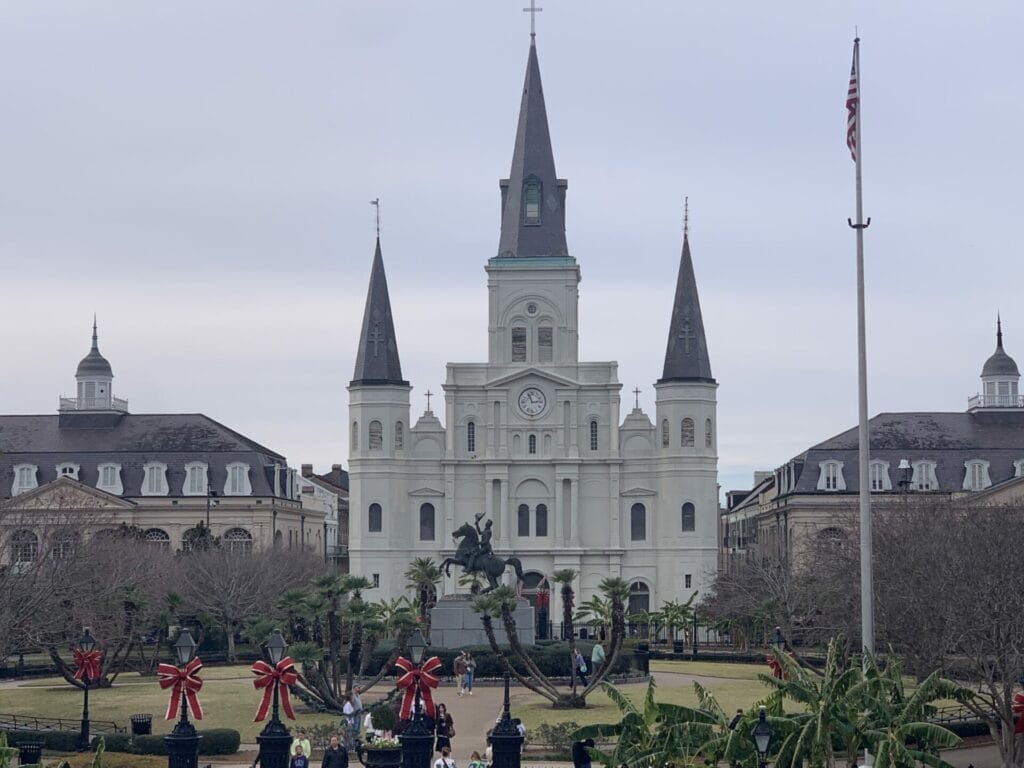 St Louis Cathedral in the French Quarter in New Orleans