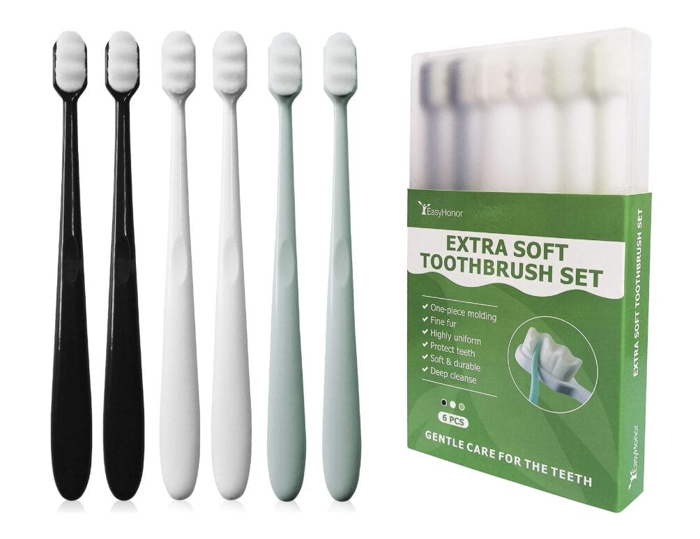 Soft bristle tooth brush for oral health