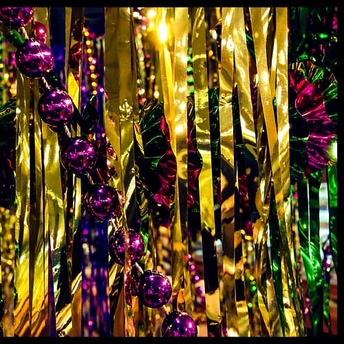 Mardi Gras decoration in New Orleans