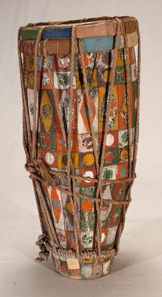 Haitian Drum detailedly decorated