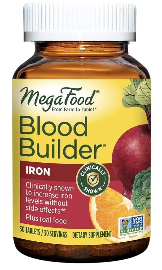 Iron to help with building blood.