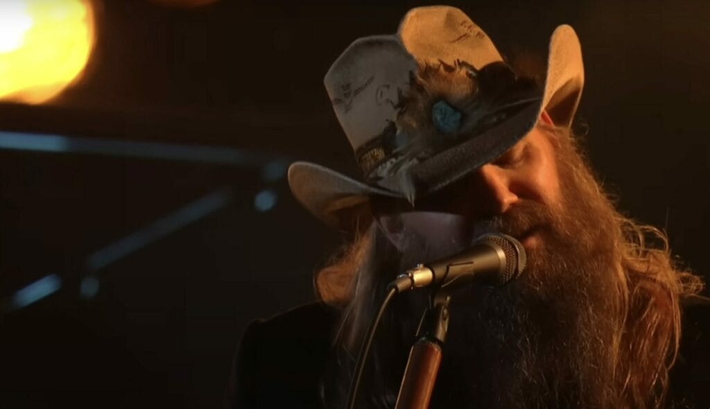 Chris Stapleton performing "Cold", song which was recorded in Muscle Shoals Sound Studio.