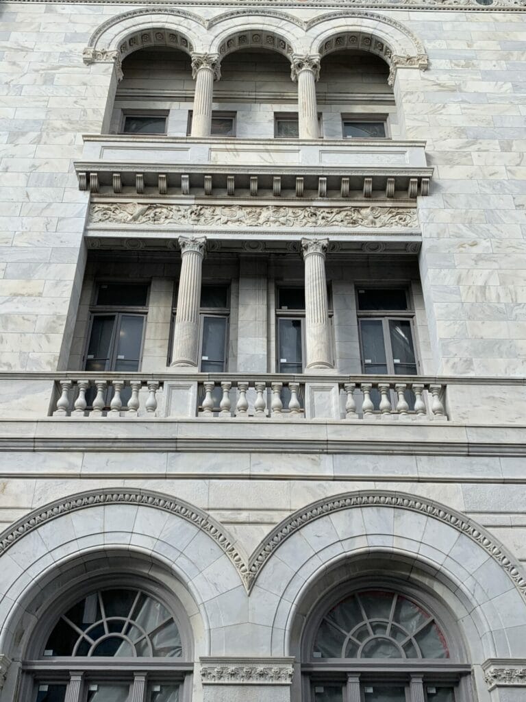 Travel Savannah, Georgia - historic architecture - marble building