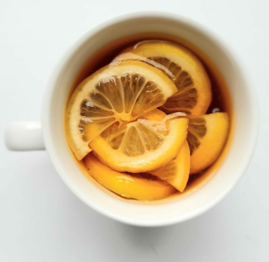 Lemon tea to help with my lacking in vitamin C
