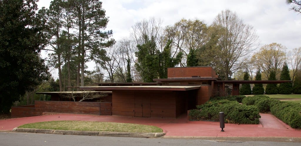 Frank Lloyd Wright's Rosebaum House in Florence, Alabama.