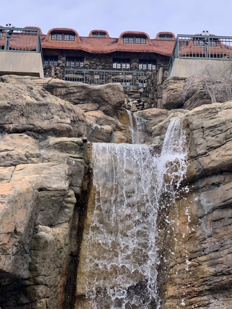 The Omni Grove Park In looking up from Spa.