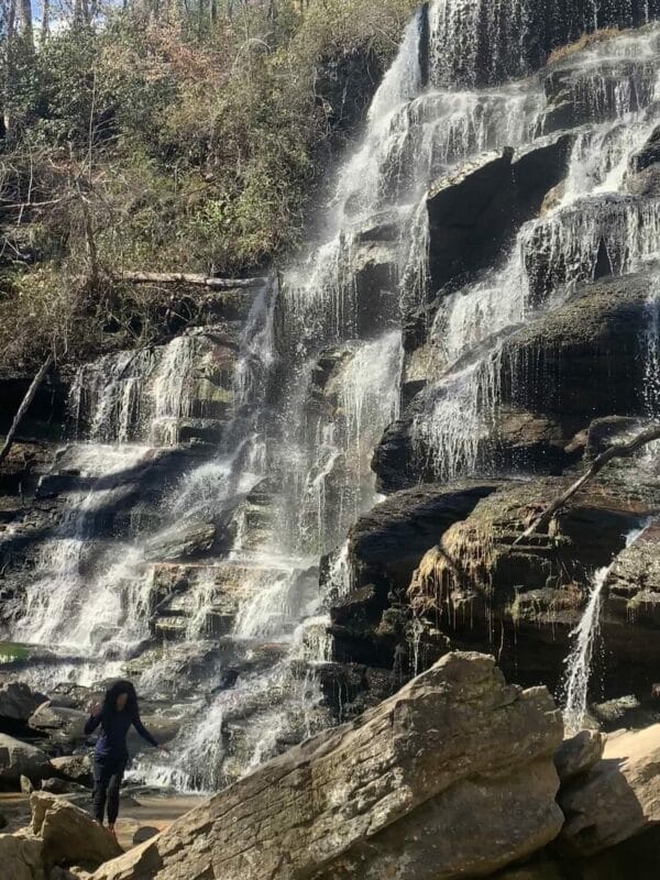 Yellow Branch Falls in Mountain Rest in North Carolina - waterfalls.