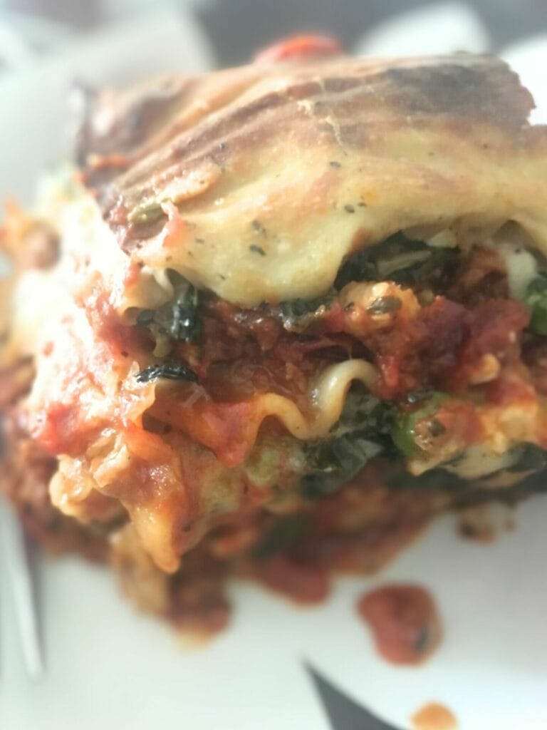 Plant-Based lasagna made with alternative meat. Better tasting and better for the animals!