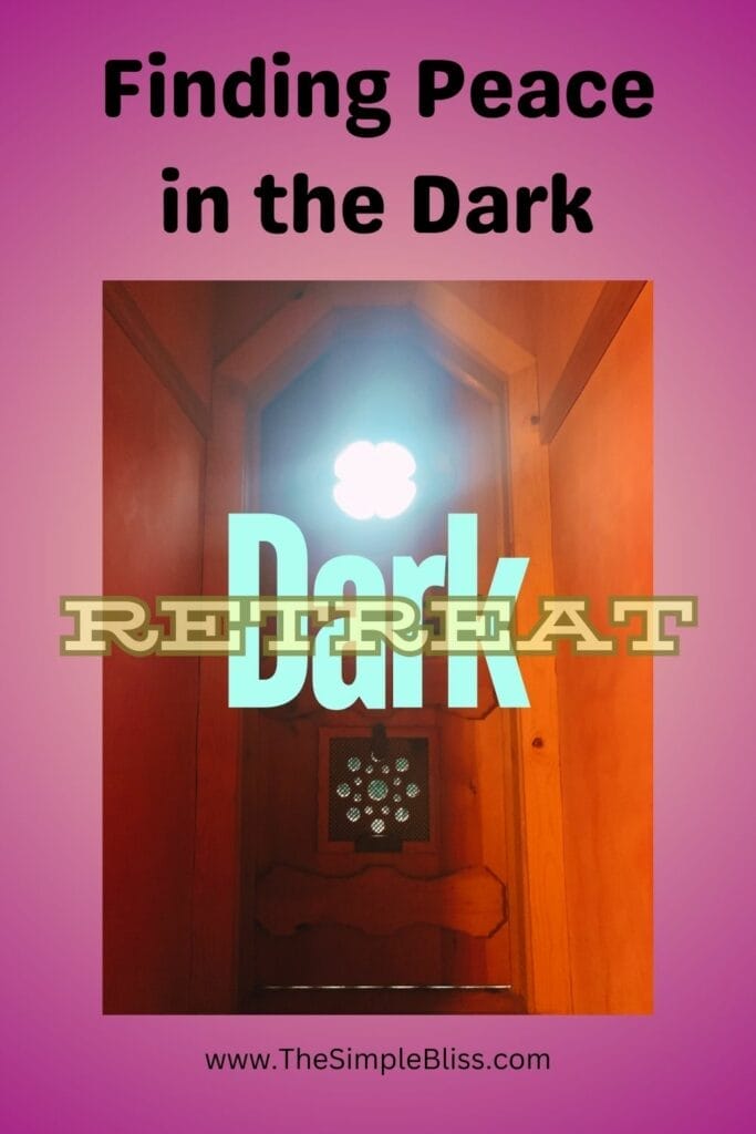 Dark Retreat is about a settled and peaceful search of self in the darkness.