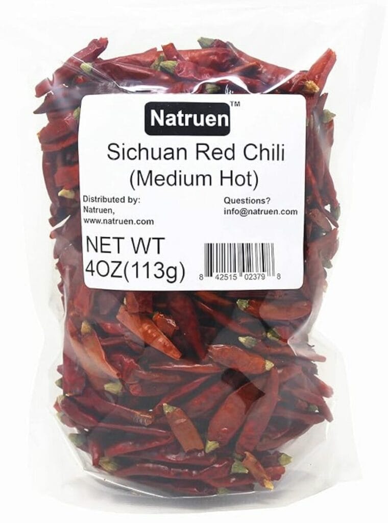 Dried chili peper to use for Asian dishes such as any Sichuan dishes.