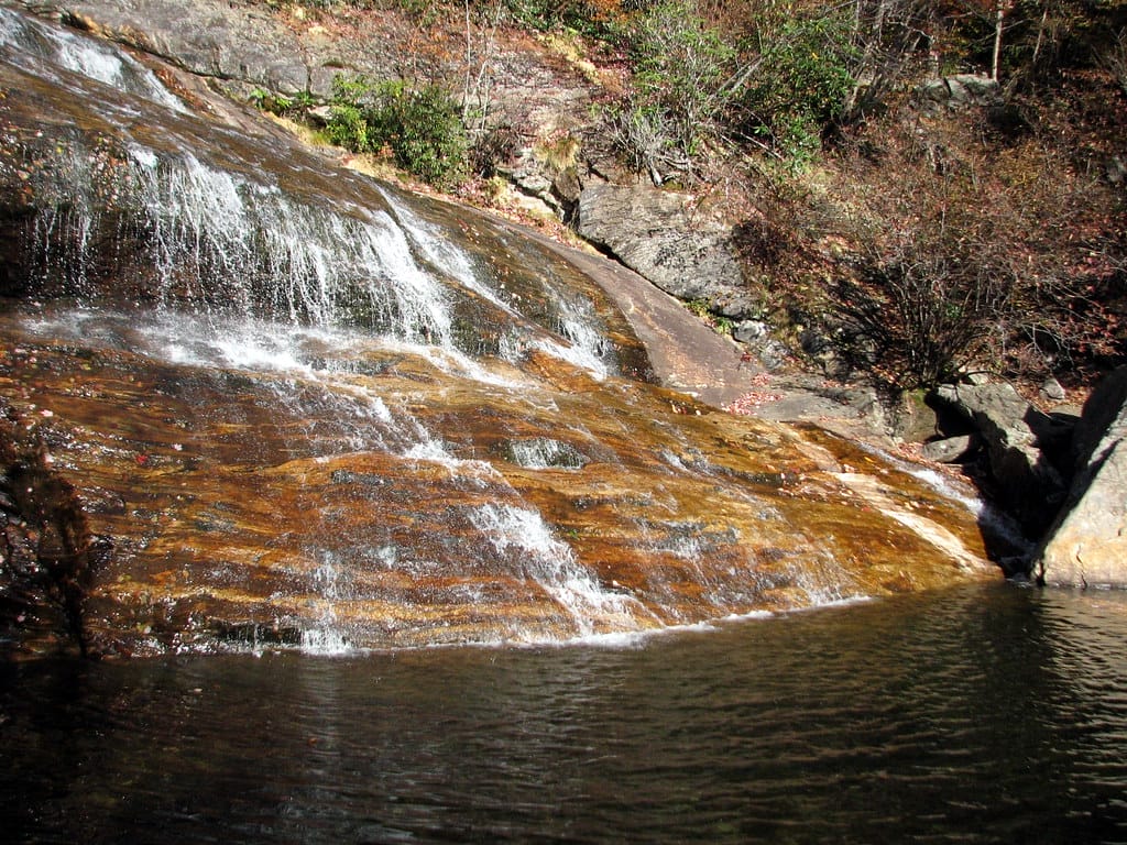 Graveyard Fields Trail in North Carolina.