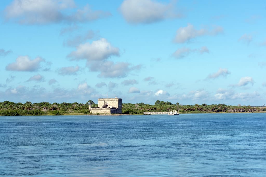 Fort Matanzas National Monument is just a short ferry ride away in St. Augustine, Florida.