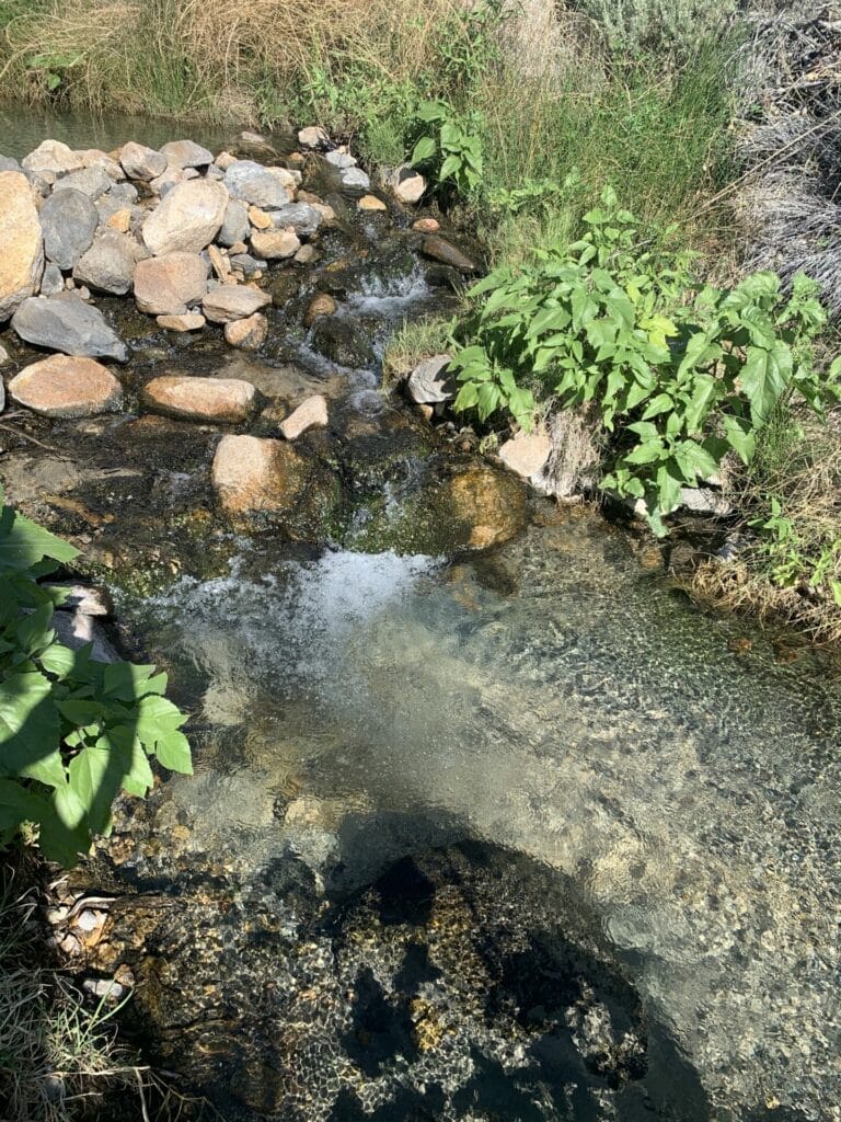 Free Keough Hot Springs south of Bishop. Serene and tranquil.