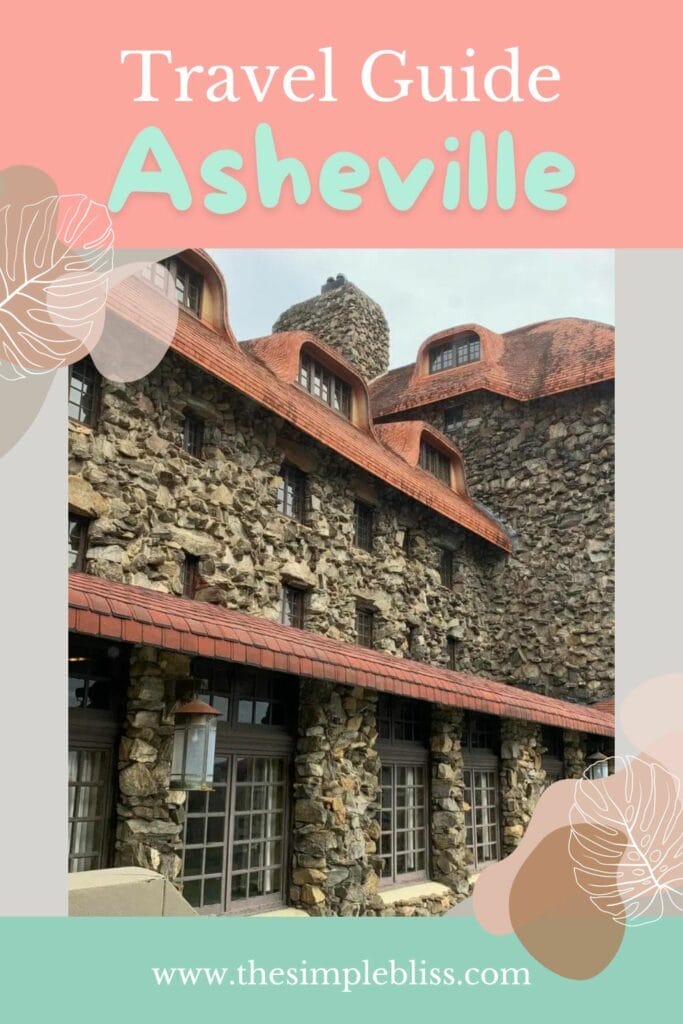 Omni Park Hotel in Asheville is originally build with boulders and is historic and beautiful!