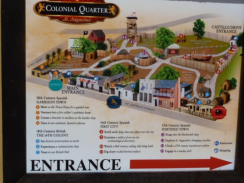 Colonial Quarter in St. Augustine is a must visit.