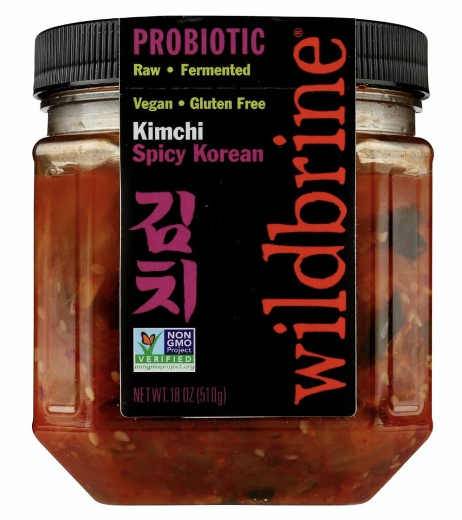 Vegan kimchi is perfect to accompany any Korean dishes, including Trader Joe's Korean Beefless Bulgogi.