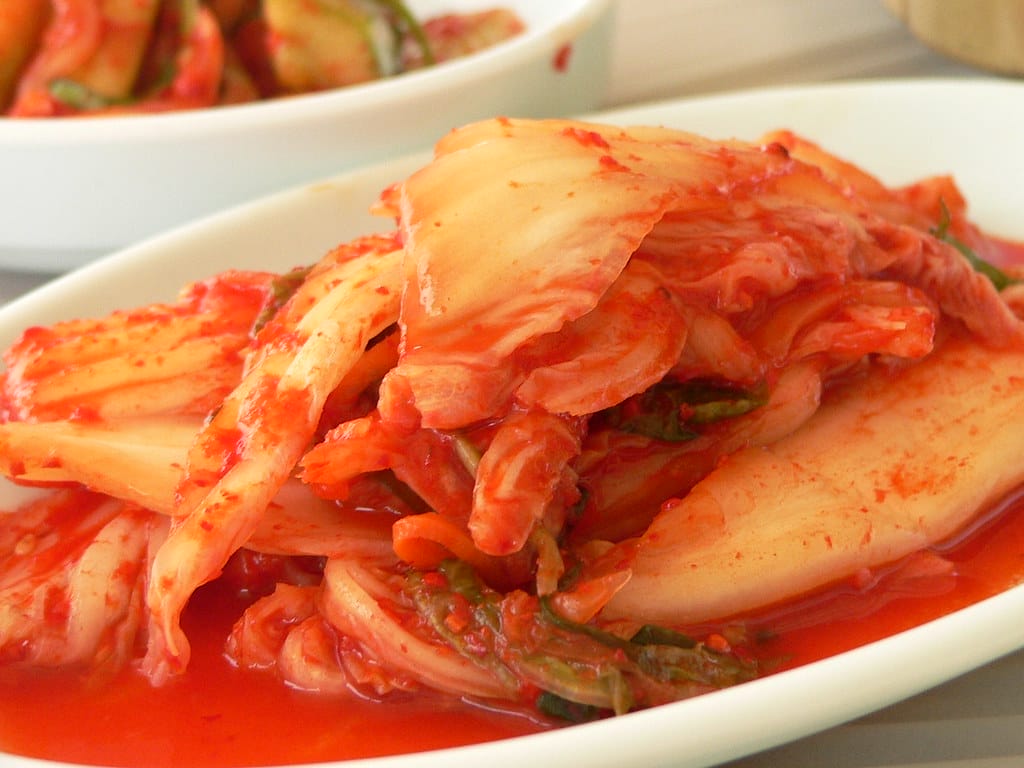 Kimchi improves our gut microbiome, in turn, boost our mood.