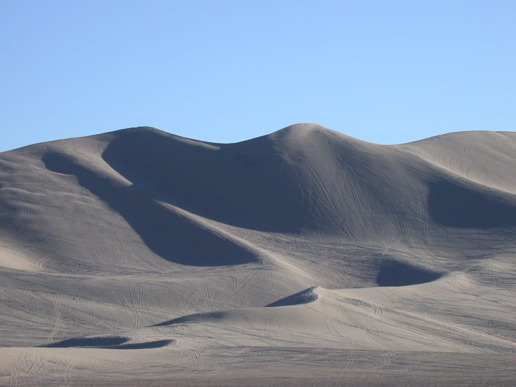 Dumont Dunes are very close to Tecopa Hot Springs and is an amazing site of sand dunes amongst rocky mountains.