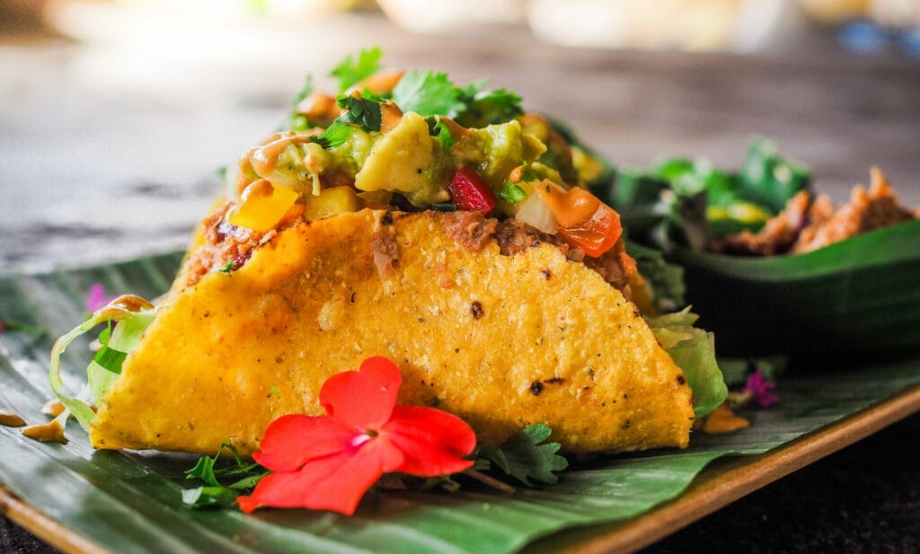 Jackfruit pulled-pork tacos are with pulled-pork texture with the healthier plant-based proteins.