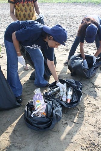 Everyone should clean up after themselves, but when we can, we can always clean up the environment around us.