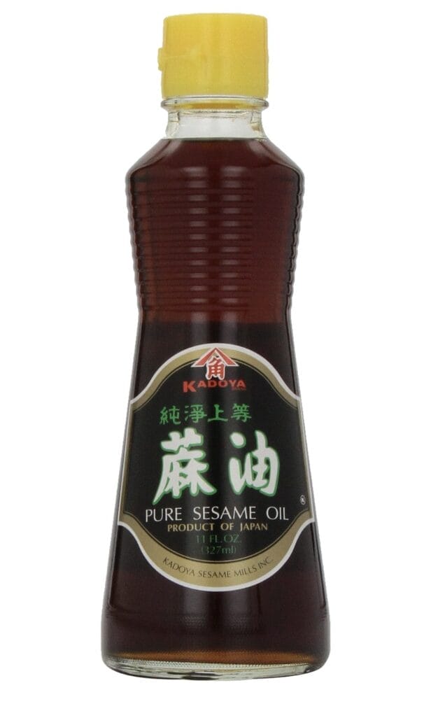 Toasted sesame oil is a popular ingredient for Korean dishes.