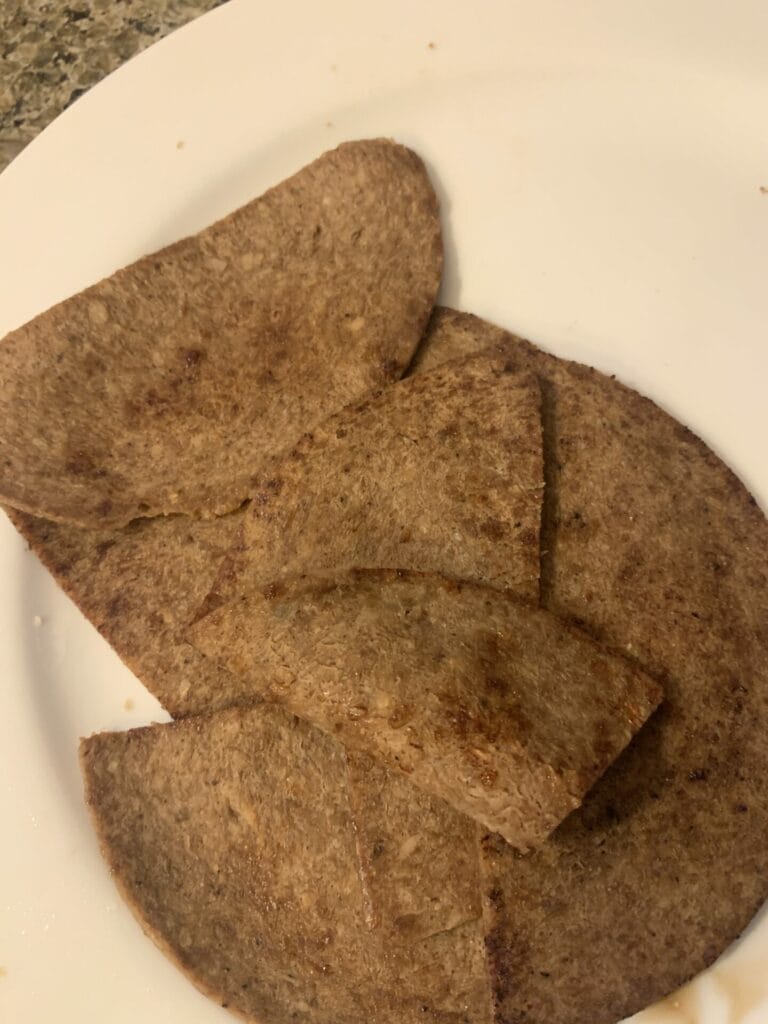 Pan cooked Jack & Annie's Shaved Steak. It is a delicious vegan deli slice and probably the best plant-based sliced meat I've ever tried!