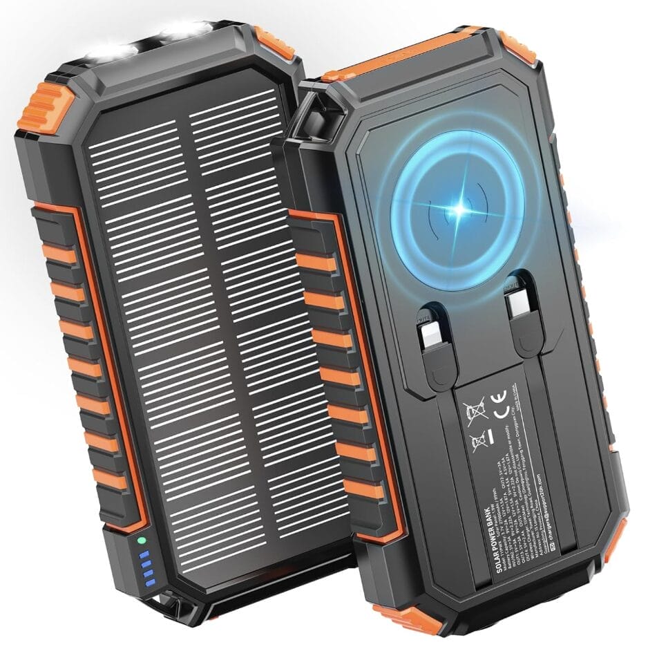 Solar charger for your phone while you are out in the nature. What a great item!