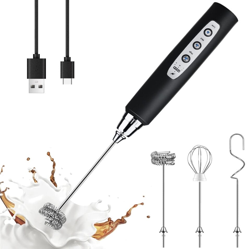 Totally useful and fancy - vegan milk brother wand for your choice of vegan milk.
