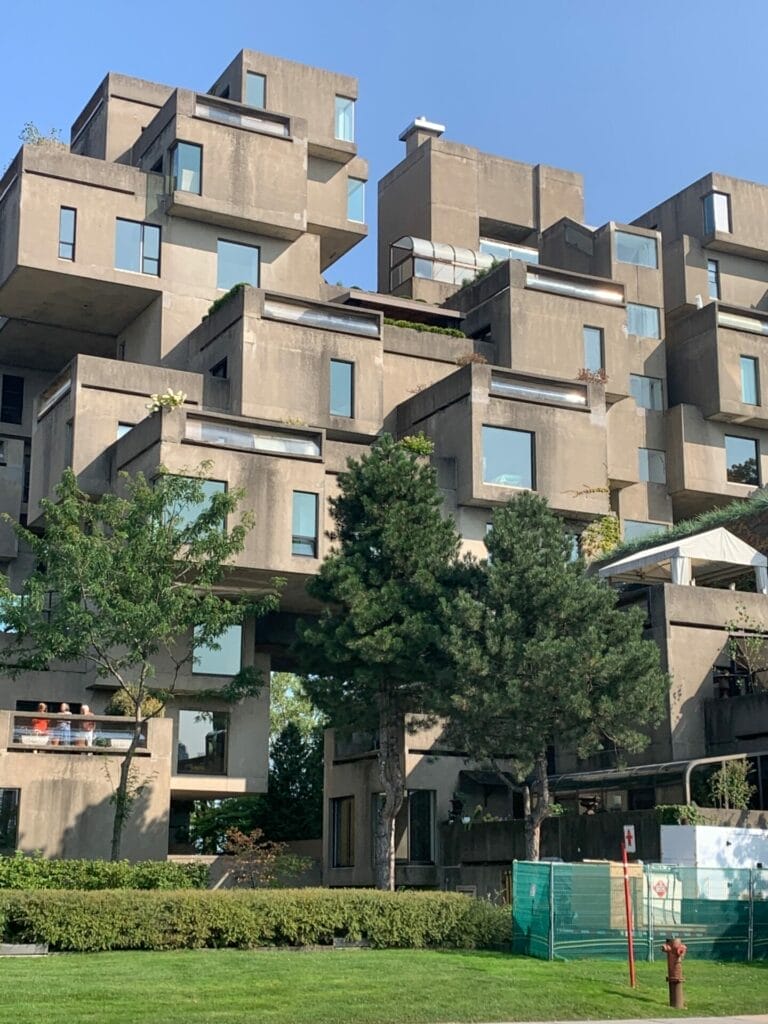 Habitat was built for Expo '67. It is still functioning and still fun to look at.